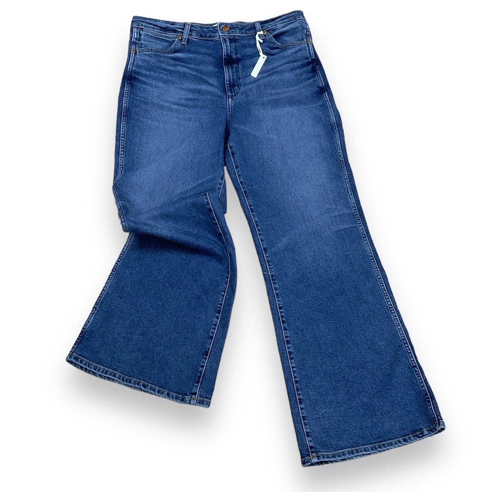 Wrangler Jeans Womens 32x32 (ACT 36x31) Blue Bonnie 683 Loose Flare Denim NWT